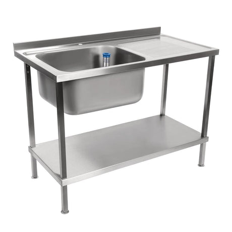 Holmes Self Assembly Stainless Steel Sink Right Hand Drainer 1000mm - DR360